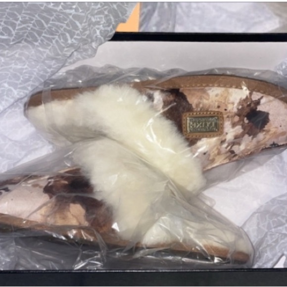 Australia Luxe Collective Closed Mules Slippers Shearling - Picture 1 of 3